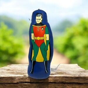 Robin Hanging Pillow Doll Toy Collectible 1997 90s Vintage Batman Play by Play